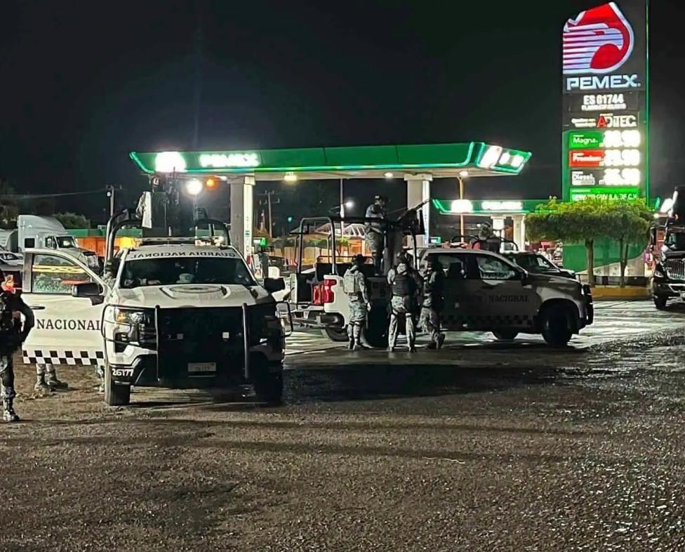 Las autoridades implementaron un fuerte operativo tras el ataque armado a una patrulla de la Guardia Nacional en Guasave.